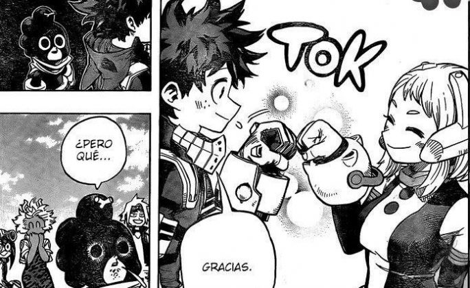 My Hero Academia 256: Un nuevo momento Deku x Uraraka enamora a fans